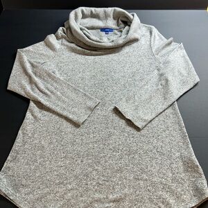 Apt. 9 Gray Loose Cowl Neck Sweater size‎ Large